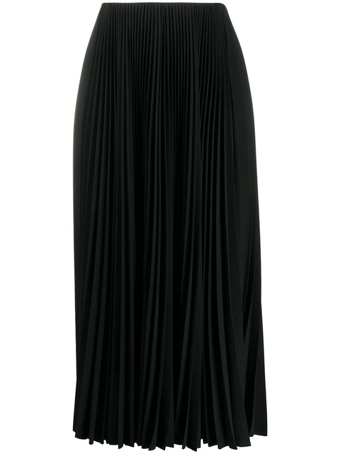 Balenciaga pleated midi skirt - Black - zdjęcie produktu nr 1