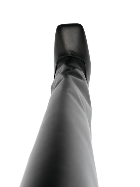 The Attico Sienna 105mm square-toe boots - Black - zdjęcie produktu nr 2
