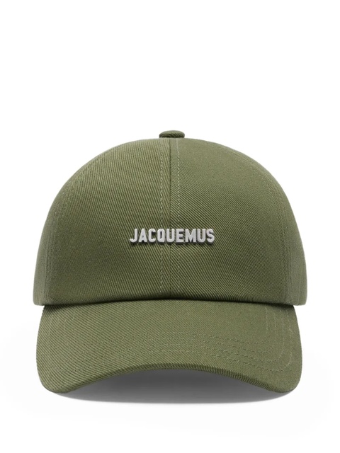 Jacquemus The Gadjo logo-plaque baseball cap - Green - zdjęcie produktu nr 1