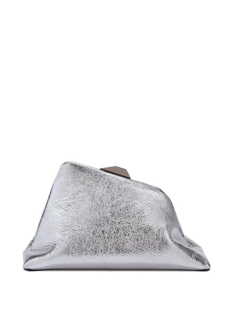The Attico Day Off clutch bag - Silver - zdjęcie produktu nr 1