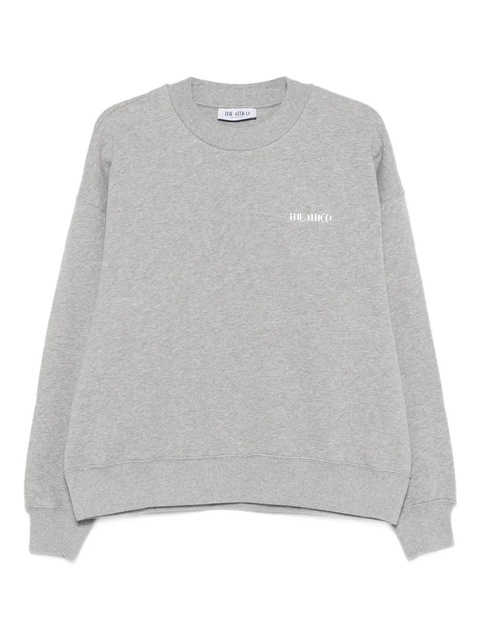 The Attico crew-neck cotton sweatshirt - Grey - zdjęcie produktu nr 1