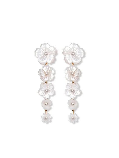 Jennifer Behr Chelsey earrings - White - zdjęcie produktu nr 1