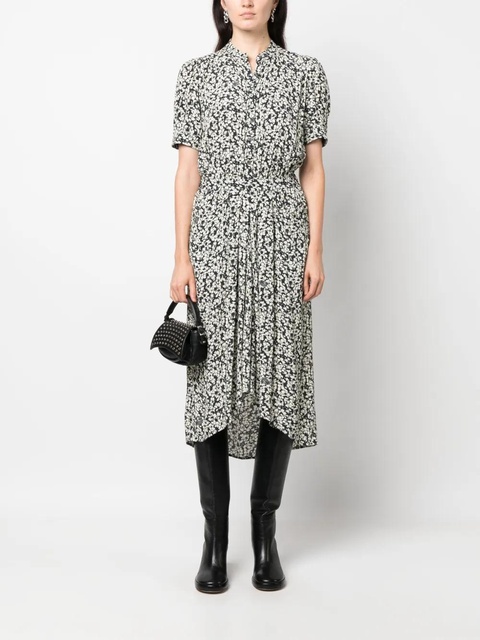 Zadig&Voltaire Rima floral-print midi dress - Blue - zdjęcie produktu nr 2