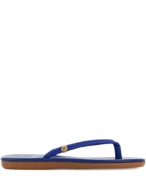 Ancient Greek Sandals leather flip flops - Blue - zdjęcie produktu nr 1