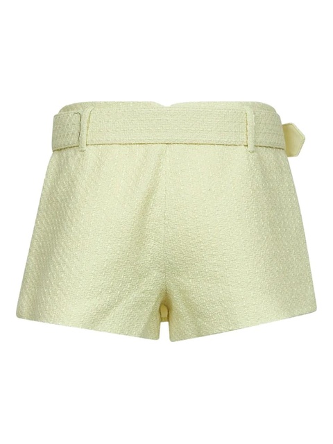 Self-Portrait belted shorts - Yellow - zdjęcie produktu nr 2