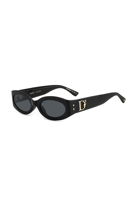 DSQUARED2 okulary przeciwsłoneczne damskie kolor czarny D2 0150/G/S - zdjęcie produktu nr 2
