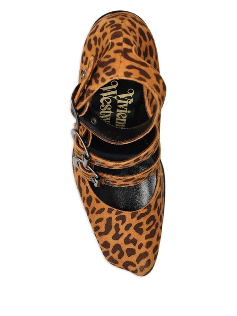 Vivienne Westwood 90mm leopard-print pumps - Brown - zdjęcie produktu nr 2