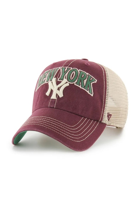 47 brand czapka z daszkiem MLB New York Yankees kolor bordowy B-TSCLA17LAP-KM - zdjęcie produktu nr 1