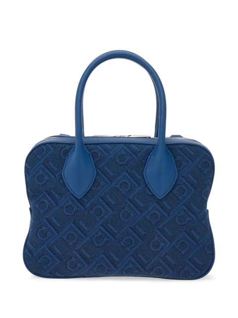 Ferragamo zipped tote bag - Blue - zdjęcie produktu nr 2