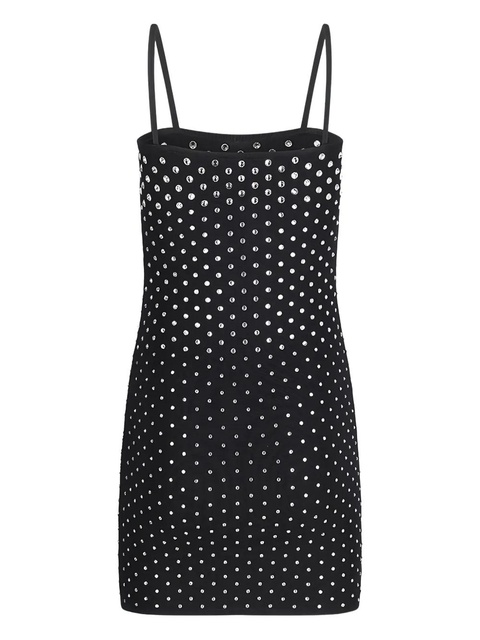 Blumarine crystal-embellished mini dress - Black - zdjęcie produktu nr 2