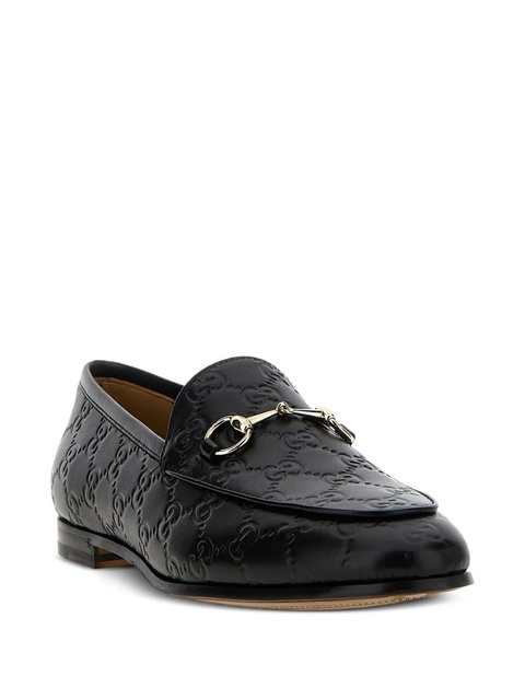 Gucci Jordaan GG leather loafers - Black - zdjęcie produktu nr 2