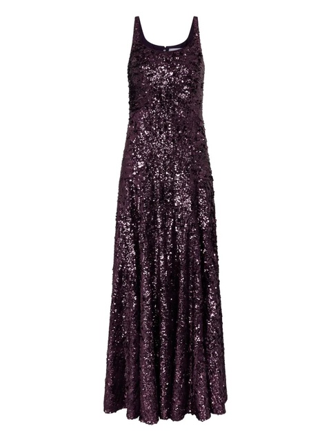 Rabanne sequin-embellished maxi dress - Purple - zdjęcie produktu nr 1