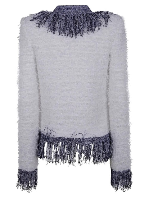 Balmain fringed jacket - White - zdjęcie produktu nr 2