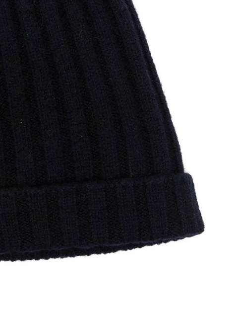 Jil Sander ribbed beanie - Blue - zdjęcie produktu nr 2