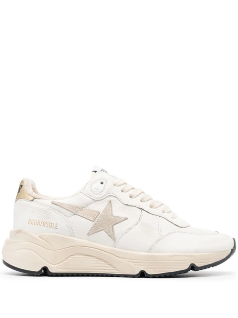 Golden Goose logo-print leather sneakers - White - zdjęcie produktu nr 1
