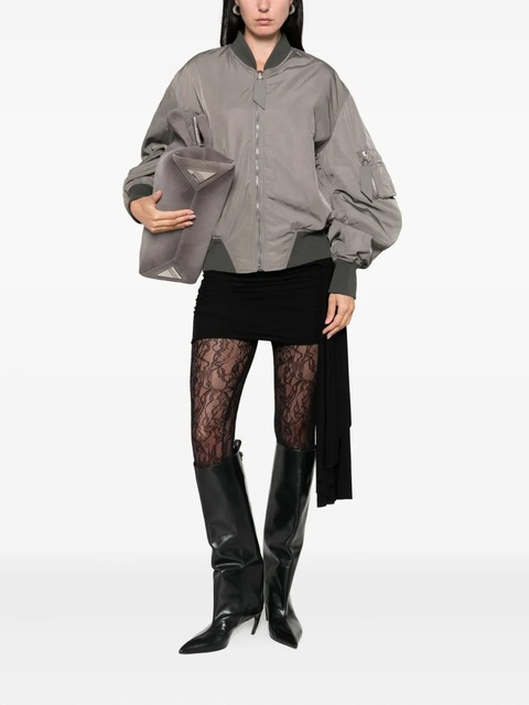 The Attico zip-fastening bomber jacket - Grey - zdjęcie produktu nr 2