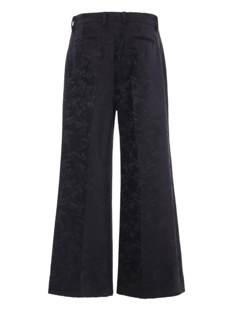 Chloé damask-pattern trousers - Black - zdjęcie produktu nr 2