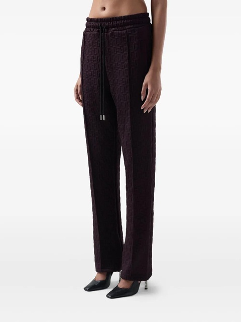 GCDS monogram-jogger straight trousers - Red - zdjęcie produktu nr 2