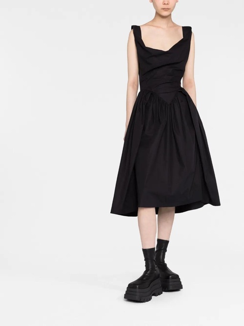 Vivienne Westwood cowl-neck corset dress - Black - zdjęcie produktu nr 1