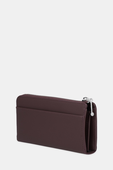 Lacoste portfel damski kolor brązowy NF4765DZ - zdjęcie produktu nr 2