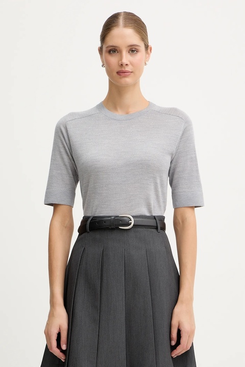 United Colors of Benetton sweter wełniany damskie kolor szary lekki 11AHD10E6 - zdjęcie produktu nr 1