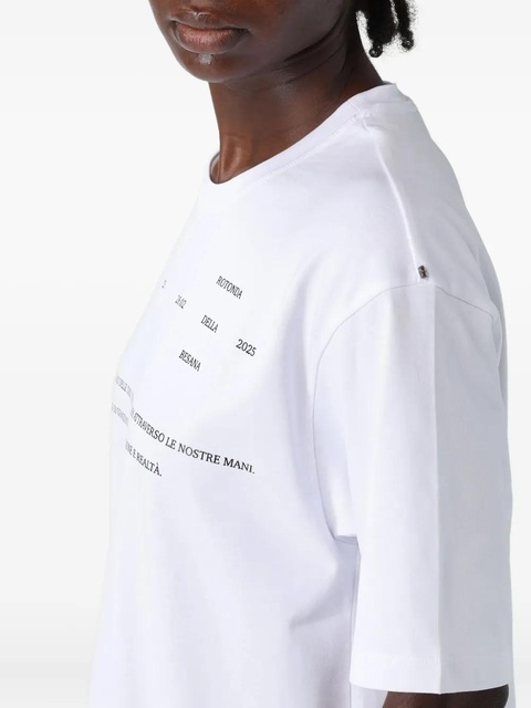Sportmax Biella text graphic T-shirt - White - zdjęcie produktu nr 1