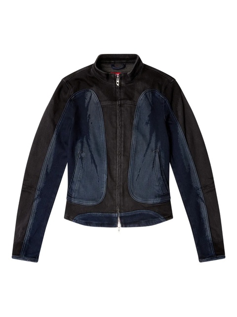 Diesel De-Morny-S panelled zip-front jacket - Blue - zdjęcie produktu nr 1