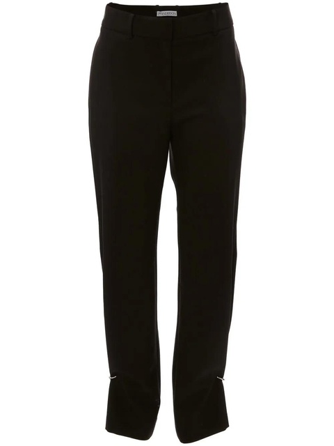 JW Anderson ring detail slim-leg trousers - Black - zdjęcie produktu nr 1