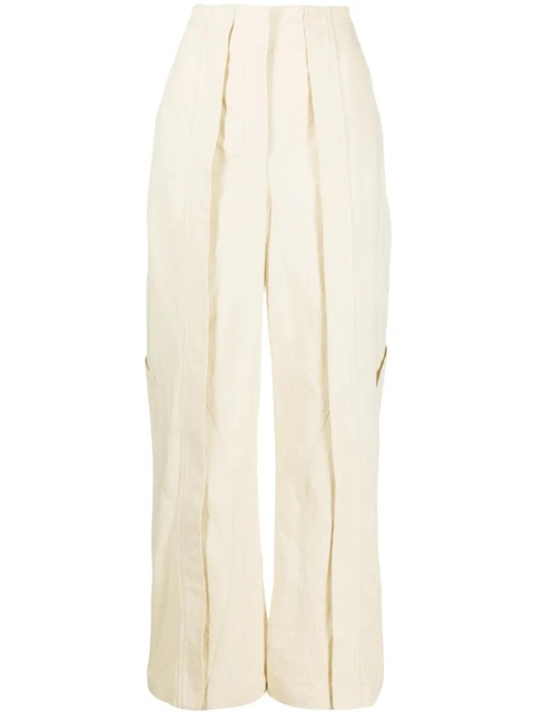 Christopher Esber Cocosolo straight-leg cotton trousers - Neutrals - zdjęcie produktu nr 1