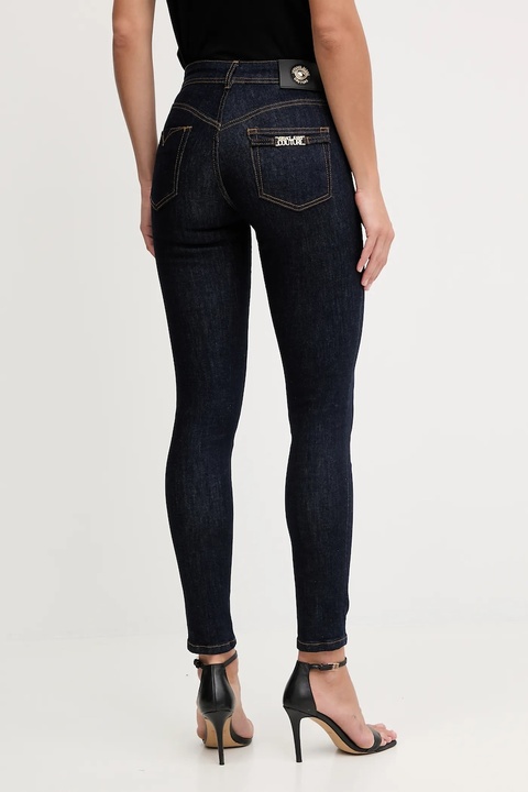 Versace Jeans Couture jeansy damskie kolor niebieski 79HAB5J1 CDW02 - zdjęcie produktu nr 2