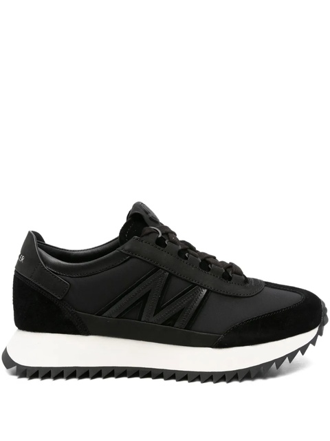 Moncler Pacey 2 leather logo sneakers - Black - zdjęcie produktu nr 1