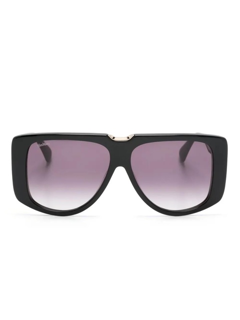Max Mara Eyewear square-frame sunglasses - Black - zdjęcie produktu nr 1