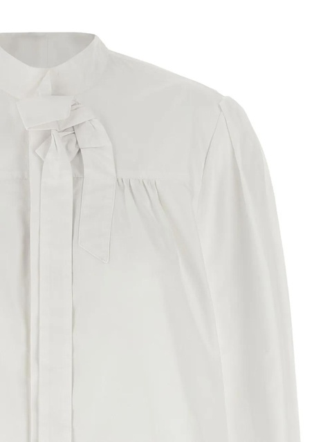 Prada bow-ruffled shirt - White - zdjęcie produktu nr 2
