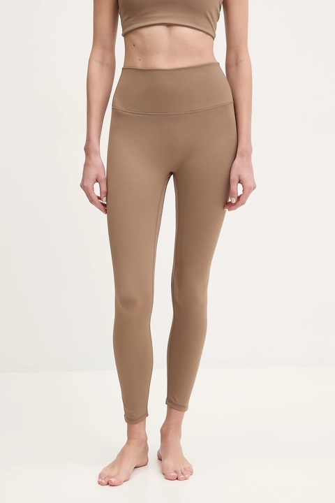 Joy in me legginsy do jogi Oneness Bond kolor brązowy gładkie Oneness Bond 7/8 - zdjęcie produktu nr 1