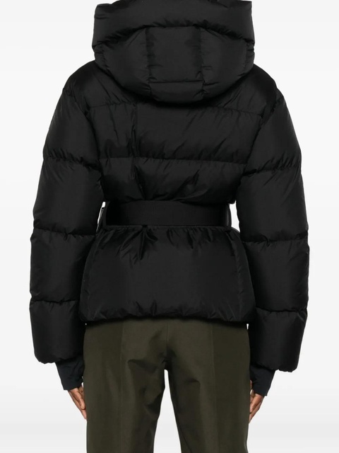 Moncler Grenoble belted hooded jacket - Black - zdjęcie produktu nr 2