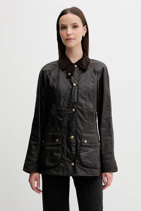 Barbour kurtka BEADNELL kolor brązowy przejściowa LWX0667 - zdjęcie produktu nr 1
