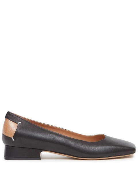 Maison Margiela Décortiqué four-stitch ballerina shoes - Black - zdjęcie produktu nr 1