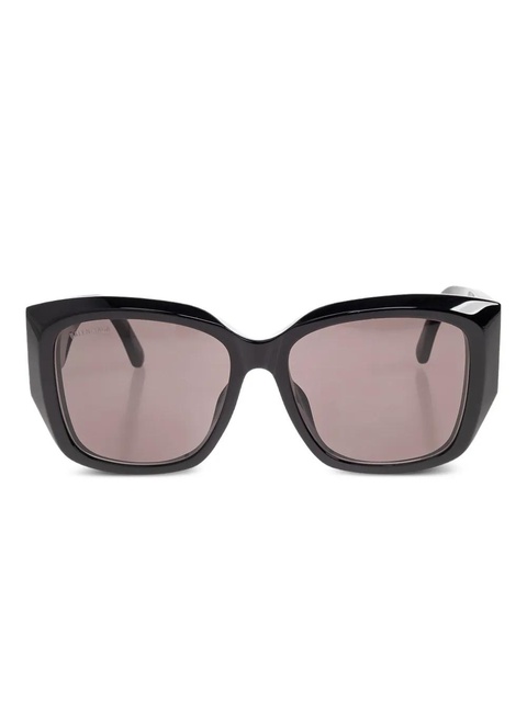 Balenciaga Eyewear BB logo rectangle sunglasses - Black - zdjęcie produktu nr 1