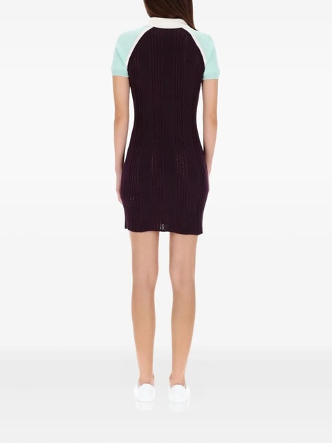 Casablanca polo logo dress - Purple - zdjęcie produktu nr 2