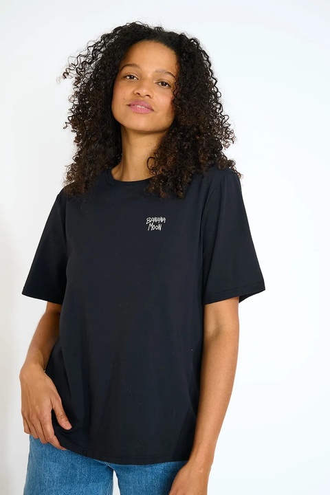 Banana Moon t-shirt bawełniany Urbana damski kolor czarny CRISP.URBANA - zdjęcie produktu nr 2