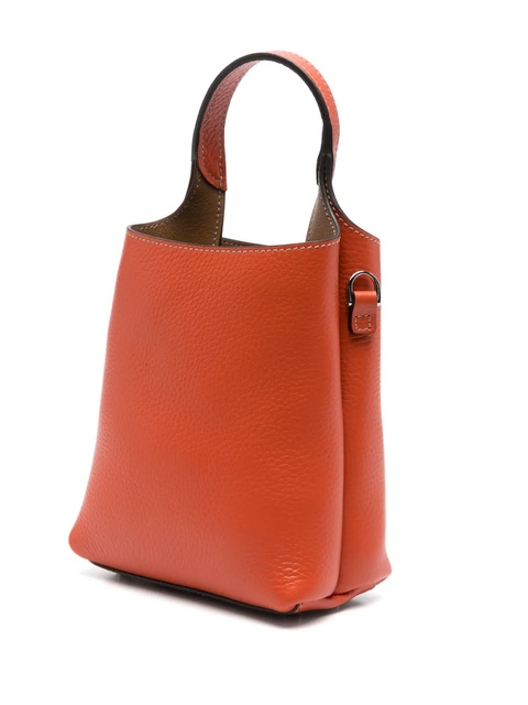 Tod's mini leather tote bag - Orange - zdjęcie produktu nr 2