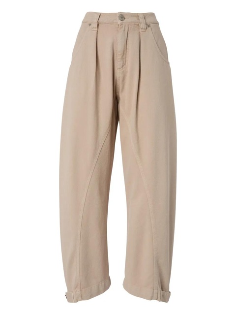 PINKO pleated wide-leg jeans - Neutrals - zdjęcie produktu nr 1
