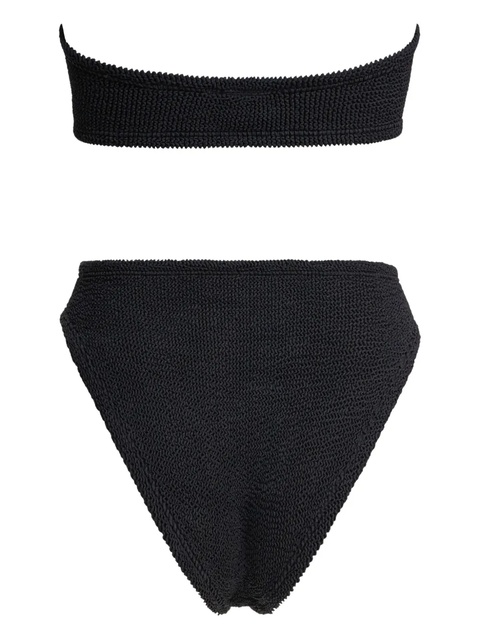 Hunza G ring-detail cut-out swimsuit - Black - zdjęcie produktu nr 2
