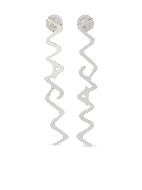 Marni logo earrings - Silver - zdjęcie produktu nr 1