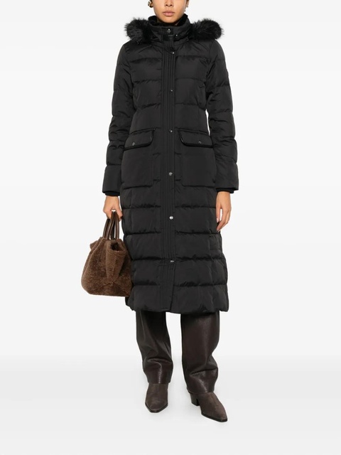 Lauren Ralph Lauren fur-trim coat - Black - zdjęcie produktu nr 2