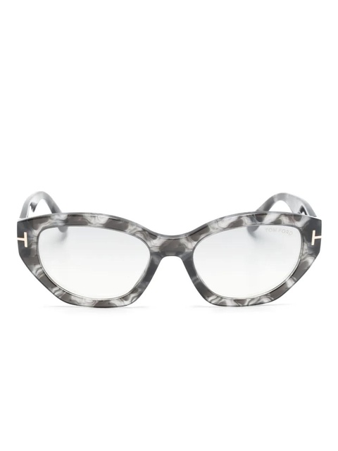 TOM FORD Eyewear Penny cat-eye sunglasses - Grey - zdjęcie produktu nr 1