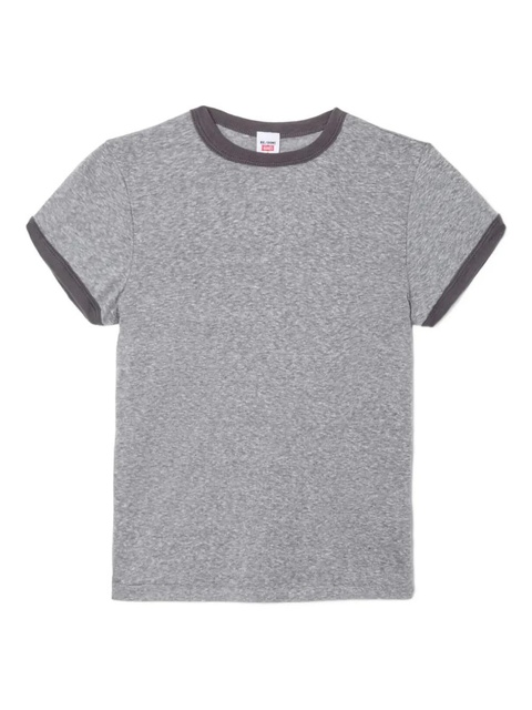 RE/DONE ringer-detail tee - Grey - zdjęcie produktu nr 1