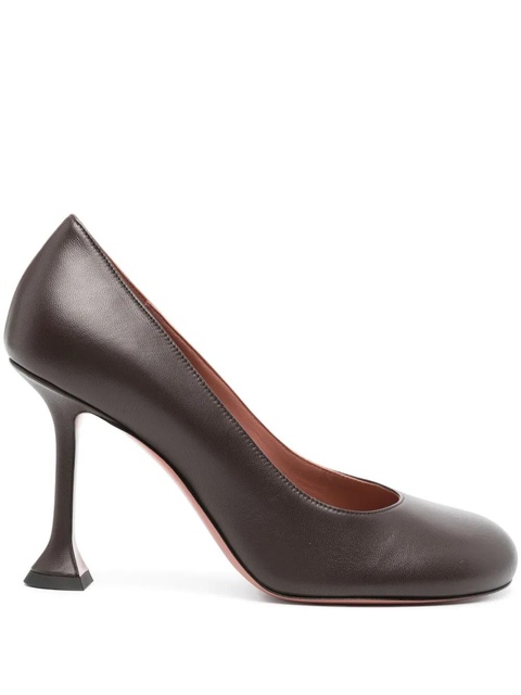 Amina Muaddi 95mm Iris pumps - Brown - zdjęcie produktu nr 1
