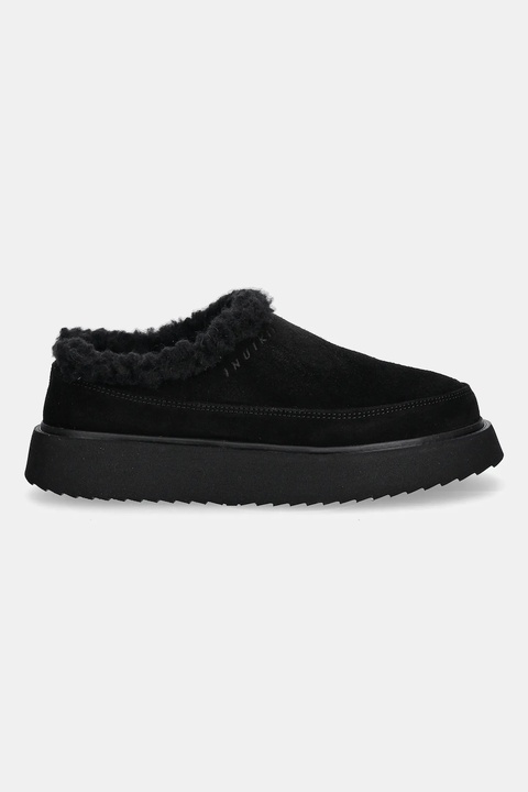 Inuikii kapcie zamszowe Classic Micro kolor czarny 1014.026.0021.000 - zdjęcie produktu nr 2
