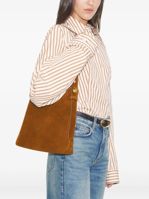 Tory Burch small Romy suede tote bag - Brown - zdjęcie produktu nr 2